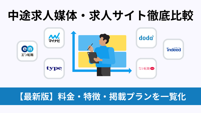 中途求人サイトの特徴一覧